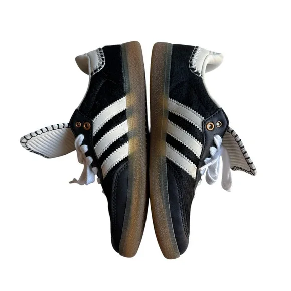 Adidas X Wales Bonner Samba Pony Tonal Core Black IE0580 Women's 5.5 Mens 4 - Picture 3 of 12